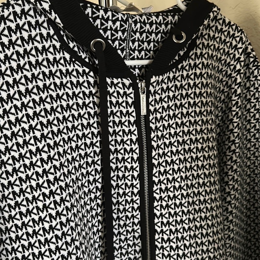 Michael Kors hooded poncho